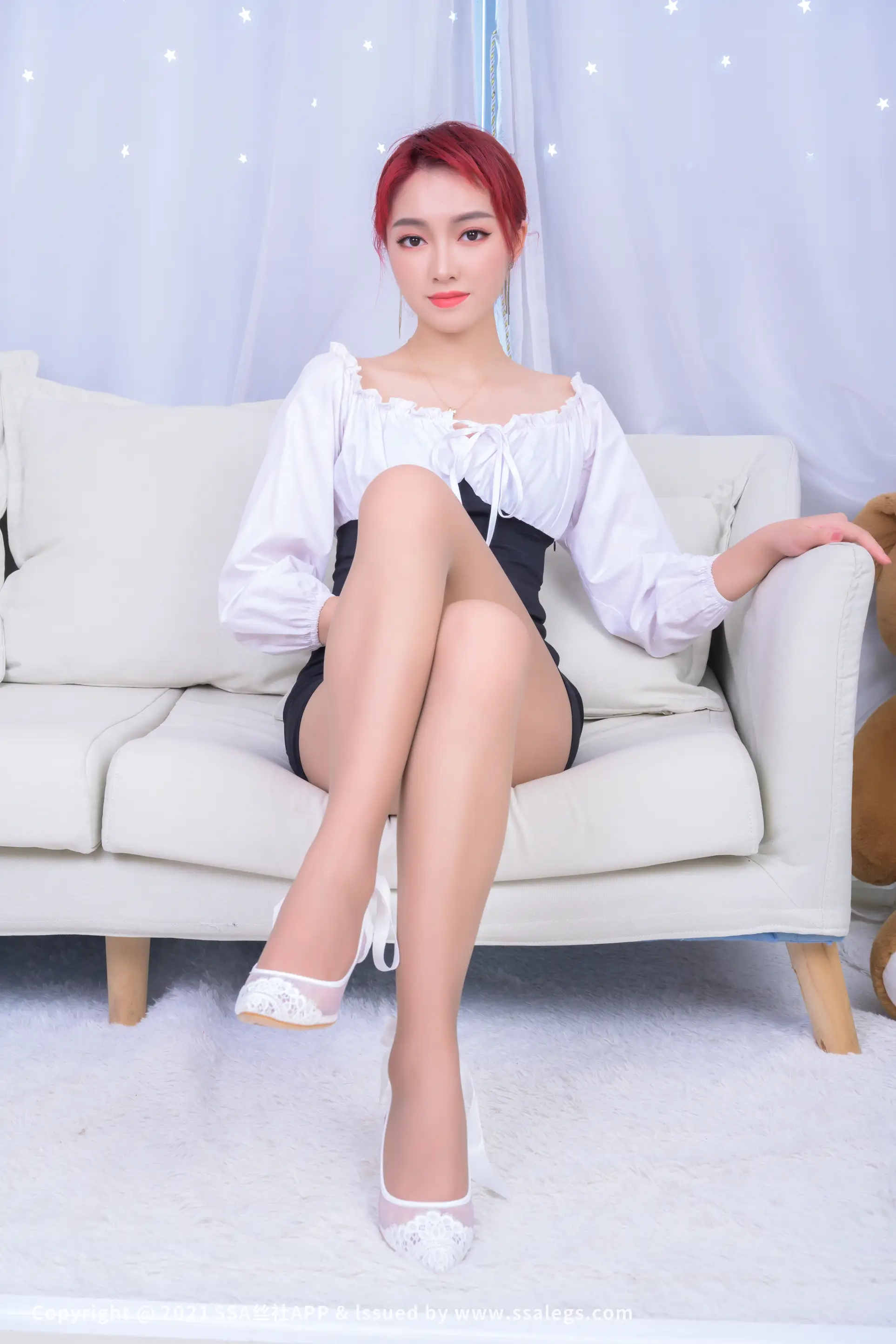 [爱美足] NO.696 模特思甜的咖啡丝美女(上) 丝社#[115P]-27