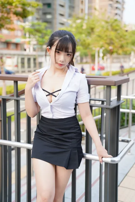 [爱美足] NO.078  陈家琳 OL短裙 高跟美腿外拍 街拍#[100P]-7