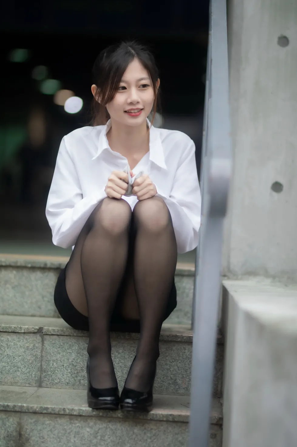 [爱美足] NO.128 Dolly Liu OL黑丝高跟美腿 街拍#[31P]-31