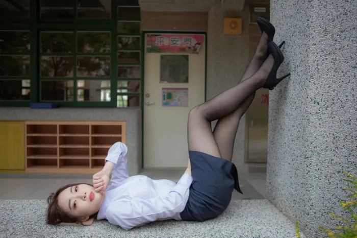 [爱美足] NO.164 林华 OL制服 高跟美腿外 街拍#[42P]-33