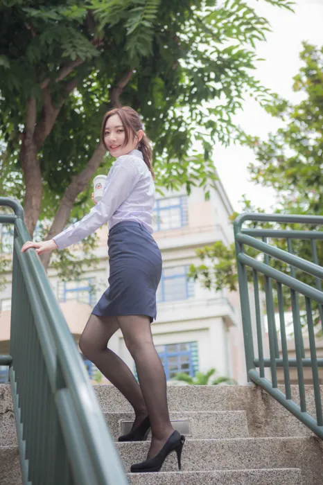 [爱美足] NO.164 林华 OL制服 高跟美腿外 街拍#[42P]-4