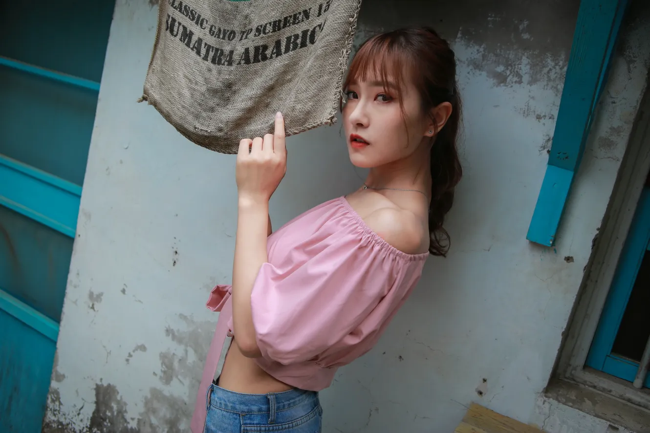 [爱美足] NO.103 郭思敏 唯美牛仔裤高跟 街拍#[48P]-14