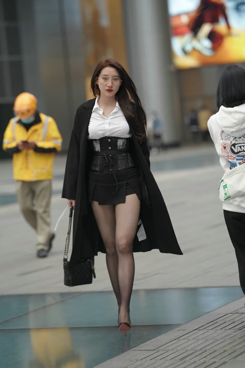 [爱美足] NO.160 黑丝大长腿 街拍#[105P]-6