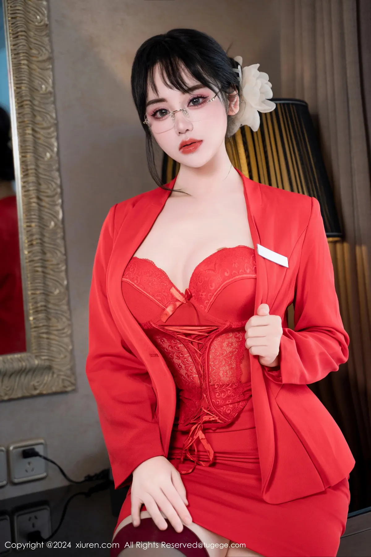 [秀人网] 2024.04.09 No.8360 汐汐爱吃草莓#[61P]-14