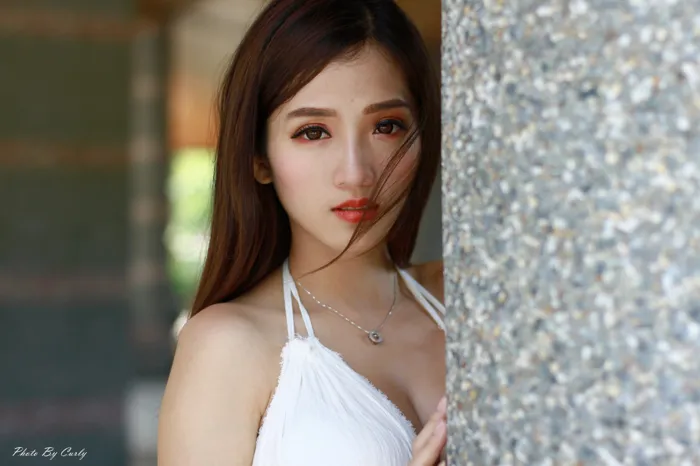 [爱美足] NO.039 Go Go 白色小禮服 高跟美腿外拍 街拍#[106P]-15
