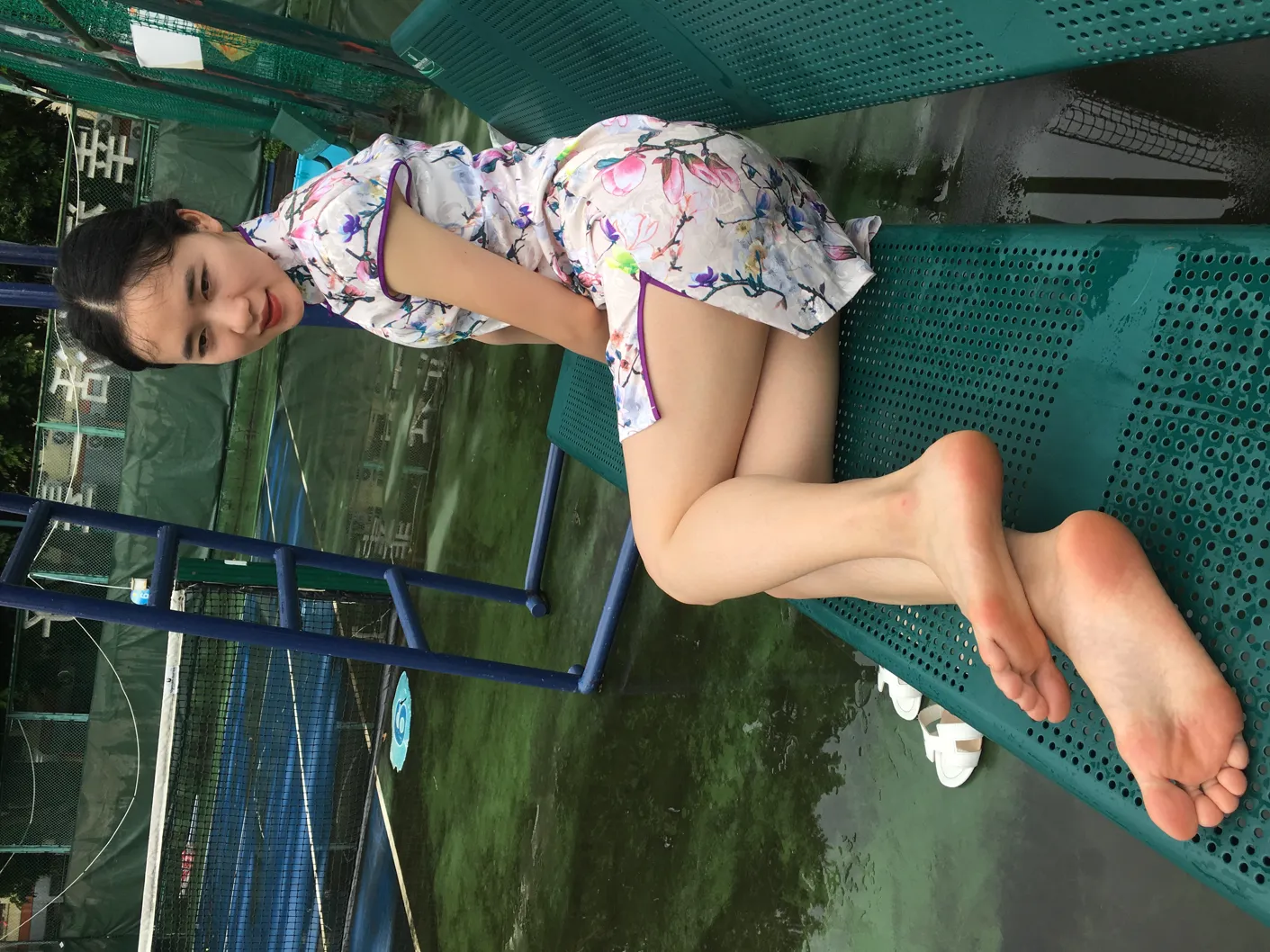 [爱美足] NO.021 男科医生小石的超嫩美足长腿网球场写真 街拍#[80P]-25