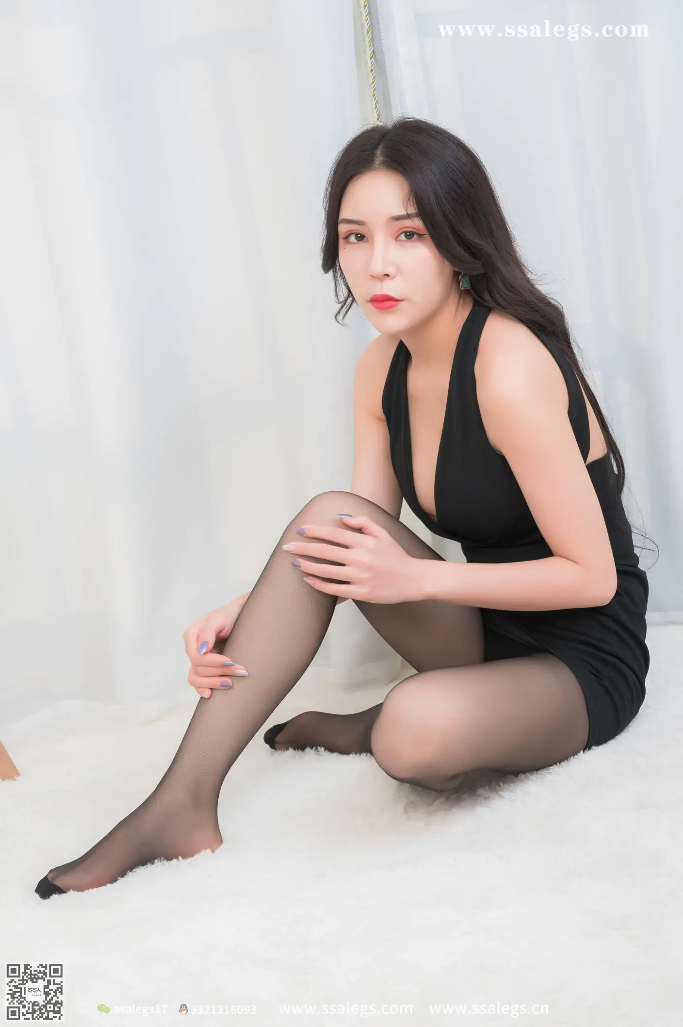 [爱美足] NO.412 娜娜做真实的御姐黑丝写真(下) 丝社#[124P]-16