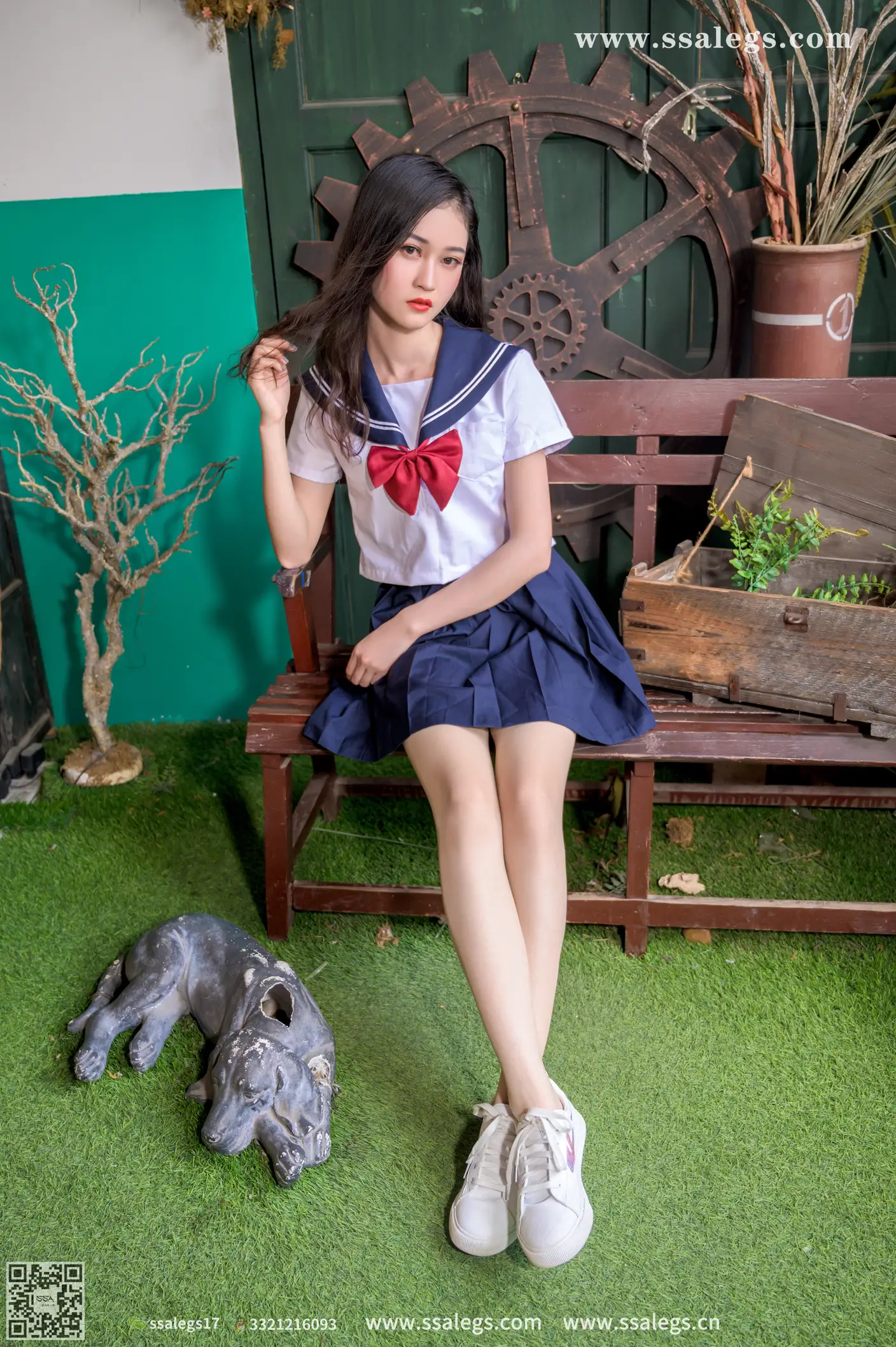 [Mzsock] NO.421 Man -white JK uniform shredded pork photo (Part 1) silk club#[124P]-3