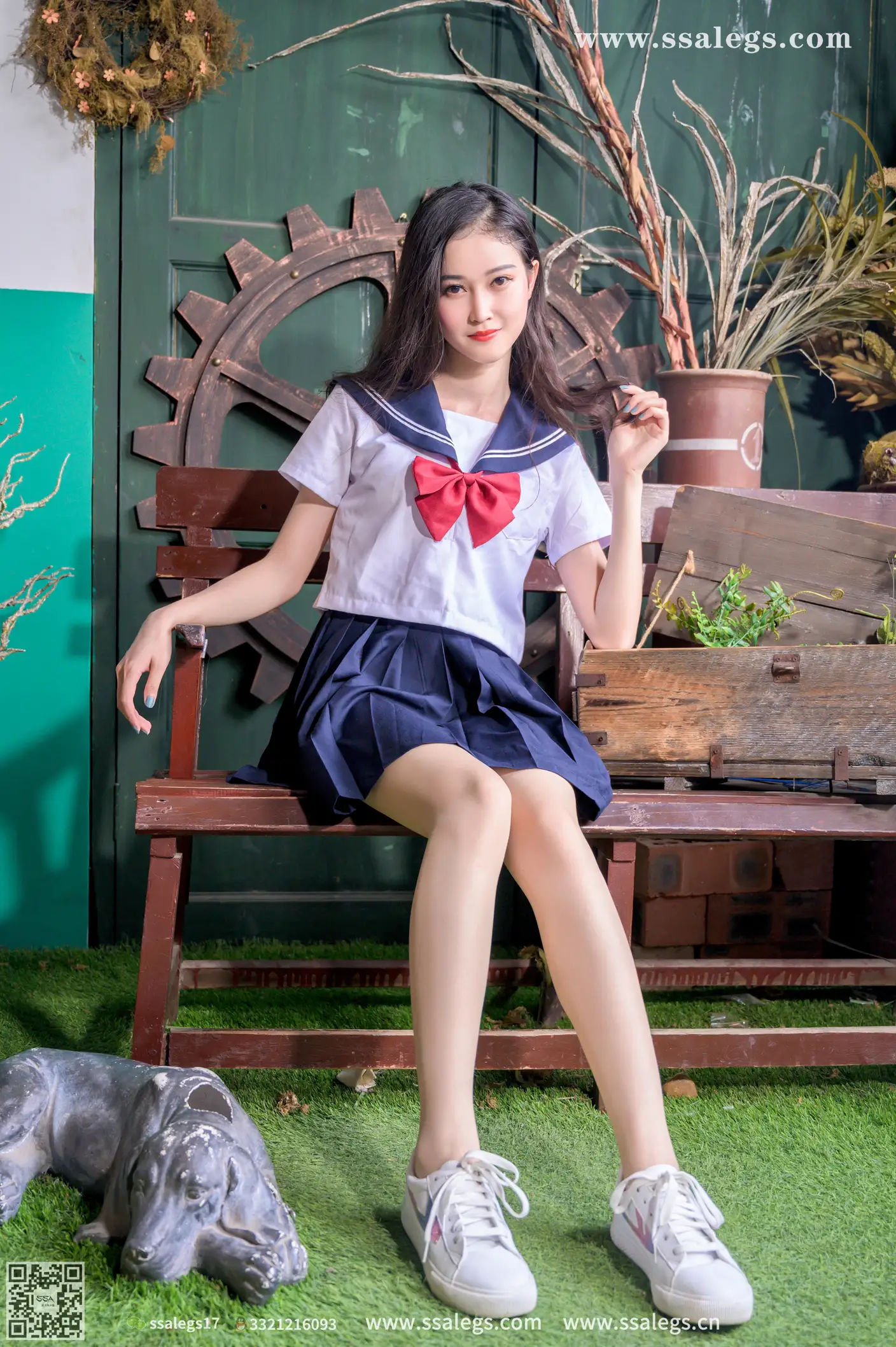 [爱美足] NO.421 漫漫白色jk制服肉丝写真(上) 丝社#[124P]-7