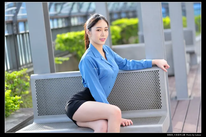 [爱美足] NO.091 张雅淳 大安森林 高跟美腿外拍 街拍#[54P]-25