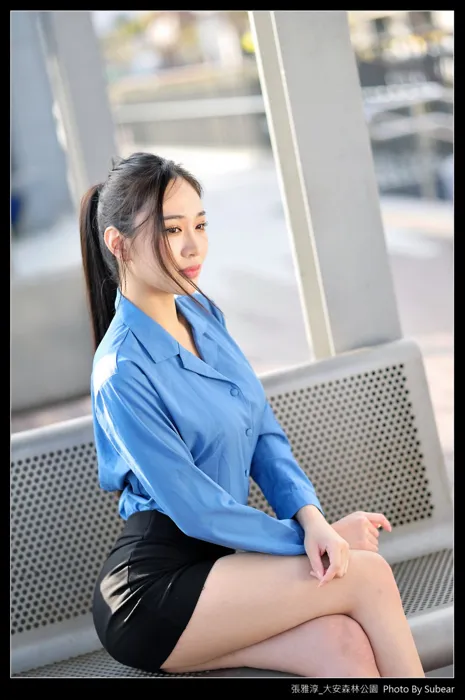 [爱美足] NO.091 张雅淳 大安森林 高跟美腿外拍 街拍#[54P]-28