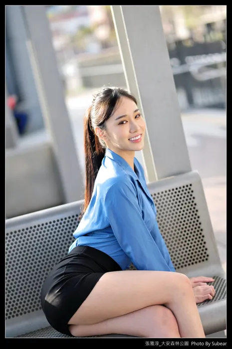 [爱美足] NO.091 张雅淳 大安森林 高跟美腿外拍 街拍#[54P]-29