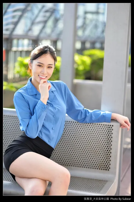 [爱美足] NO.091 张雅淳 大安森林 高跟美腿外拍 街拍#[54P]-31