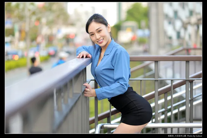 [爱美足] NO.091 张雅淳 大安森林 高跟美腿外拍 街拍#[54P]-6