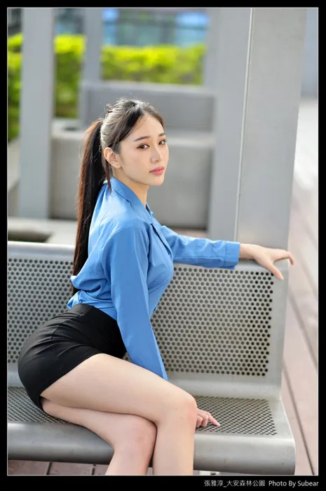 [爱美足] NO.091 张雅淳 大安森林 高跟美腿外拍 街拍#[54P]-7