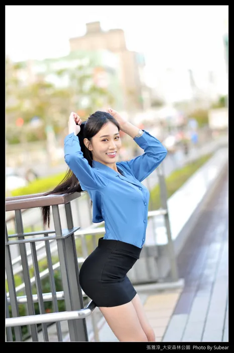 [爱美足] NO.091 张雅淳 大安森林 高跟美腿外拍 街拍#[54P]-9