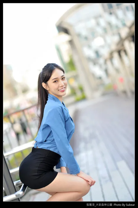 [爱美足] NO.091 张雅淳 大安森林 高跟美腿外拍 街拍#[54P]-11