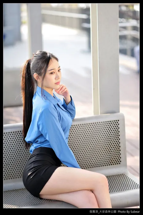 [爱美足] NO.091 张雅淳 大安森林 高跟美腿外拍 街拍#[54P]-18