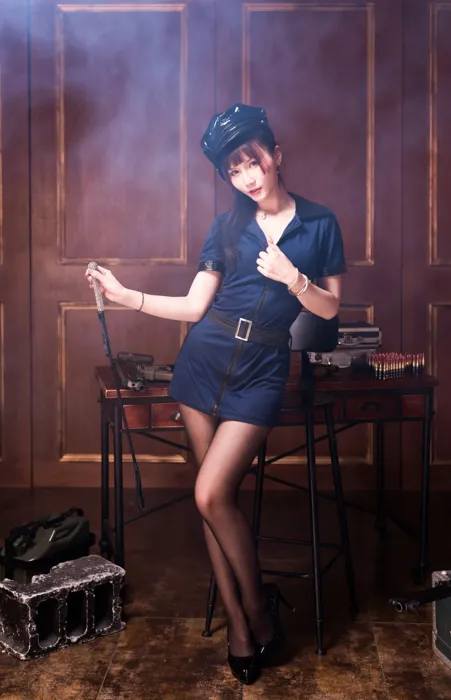 [爱美足] NO.116 乔乔儿 黑丝制服 街拍#[52P]-12