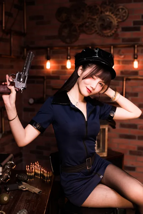 [爱美足] NO.116 乔乔儿 黑丝制服 街拍#[52P]-20