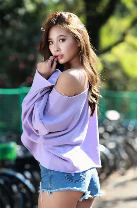 [Mzsock] NO.064 Su Xiaoan denim shorts, high heels and beautiful legs travel photo street photography#[93P]-3