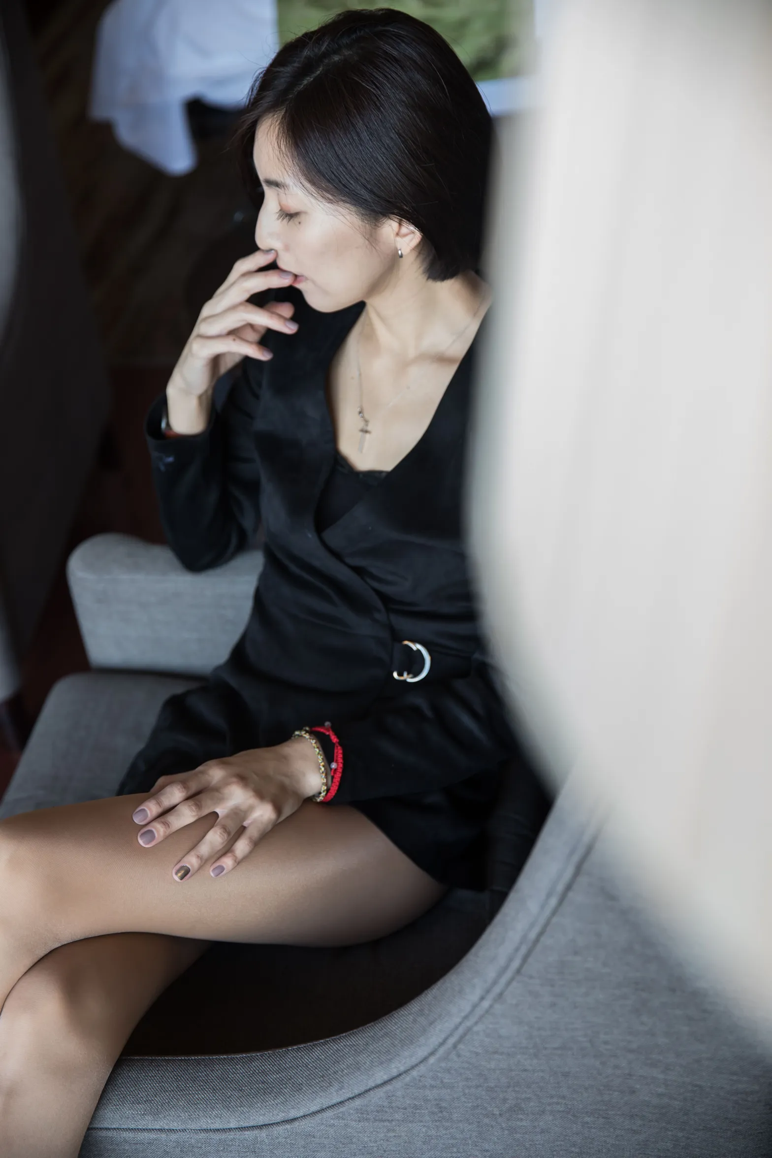 [爱美足] NO.120 酒店骨感美女肉丝高跟 街拍#[88P]-8