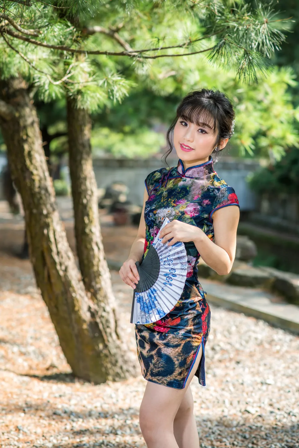 [爱美足] NO.194 余宸 短旗袍高跟美腿 街拍#[105P]-16
