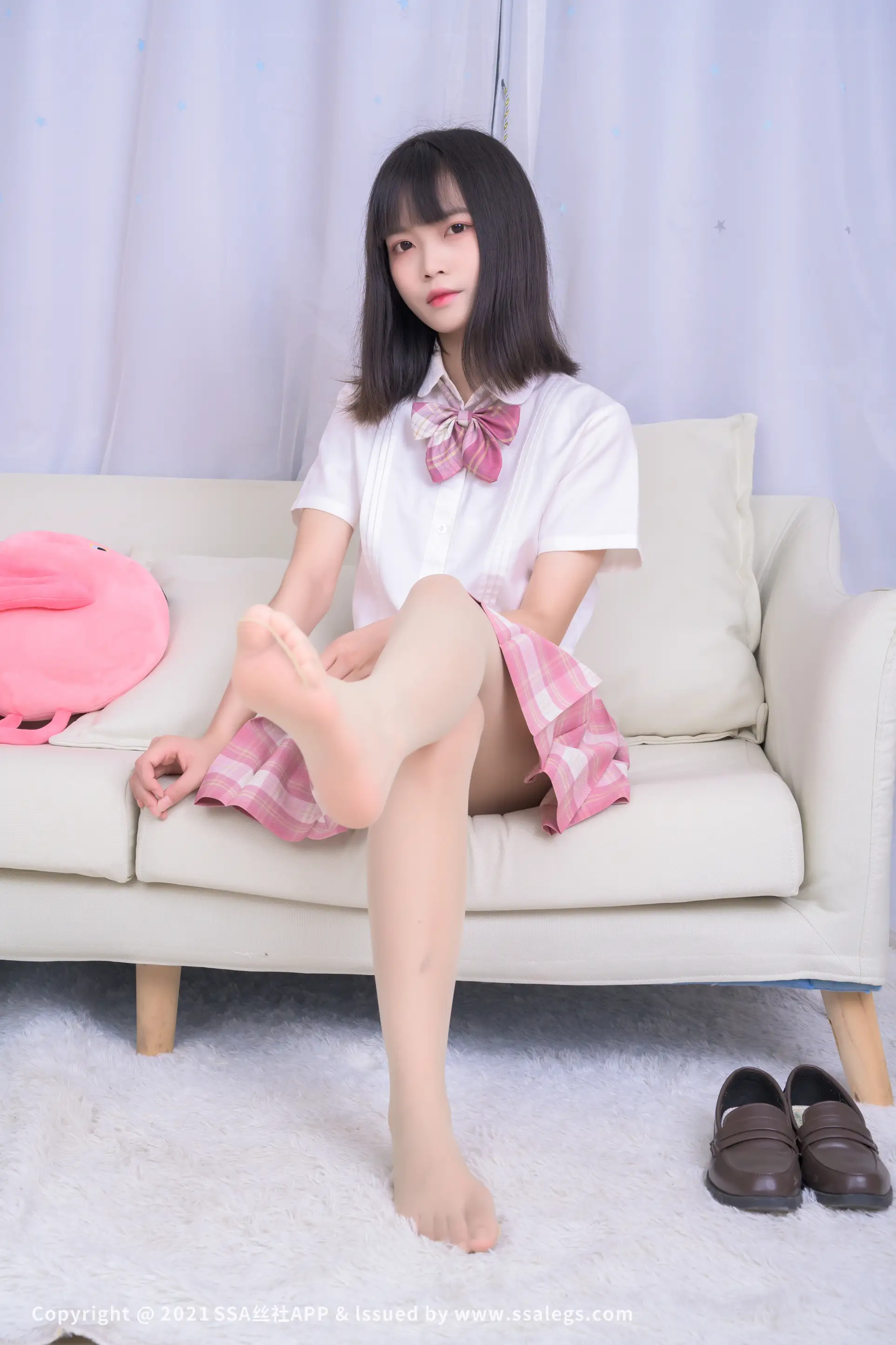 [爱美足] NO.700 模特丹丹的肉丝袜美脚(上) 丝社#[106P]-33