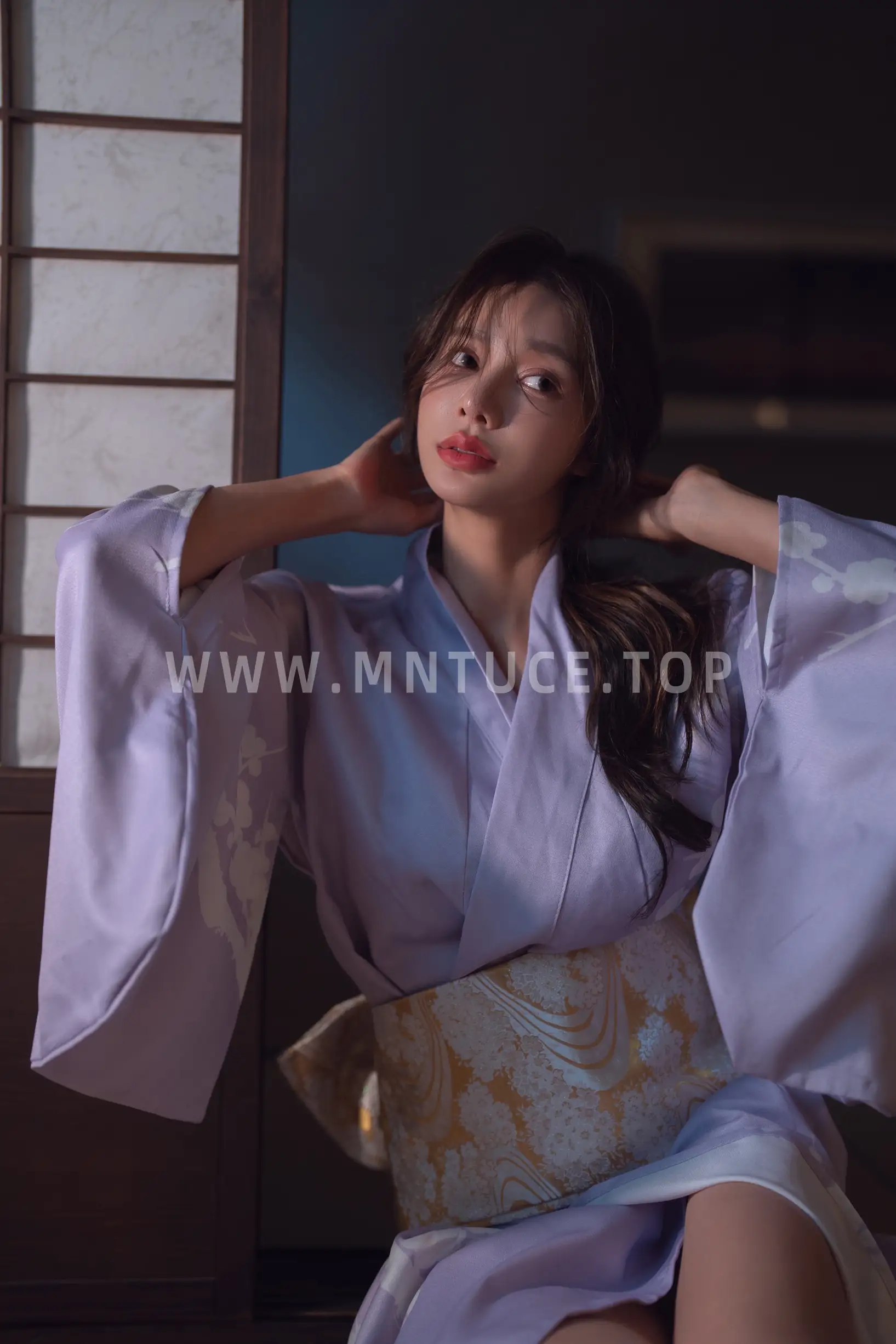 [艺图语] 2022.07.11 Vol.1444 – 轻私纯欲和服写真 姝雯同学#[61P]-19