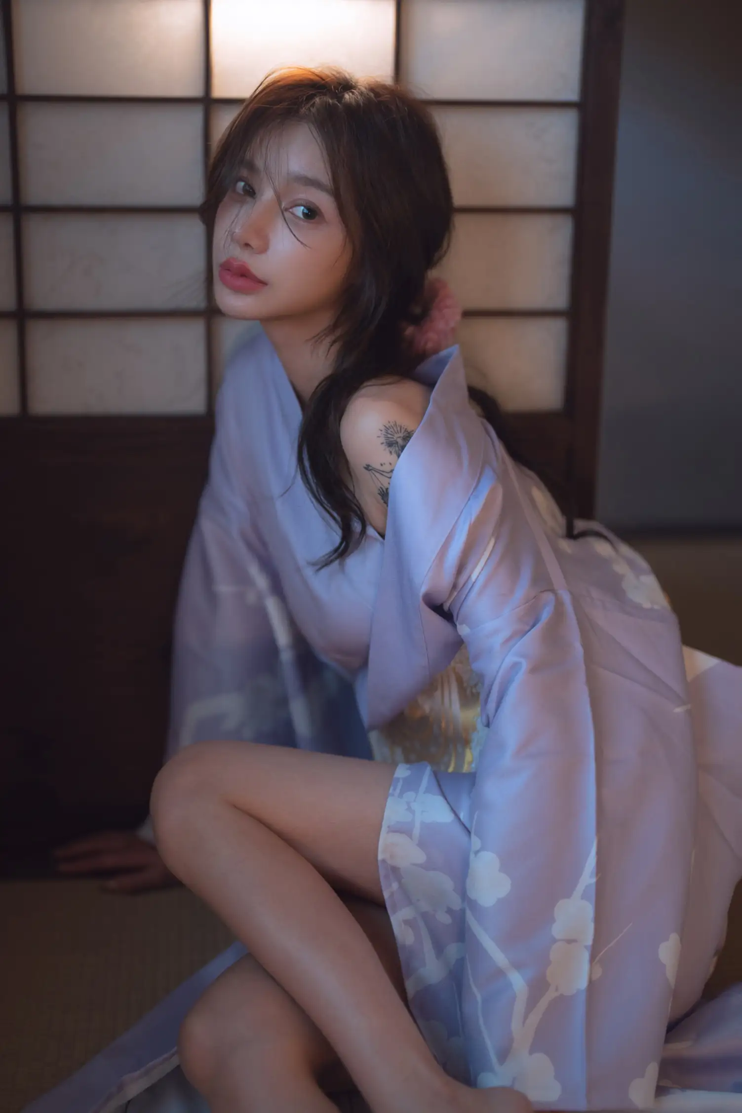 [艺图语] 2022.07.11 Vol.1444 – 轻私纯欲和服写真 姝雯同学#[61P]-31