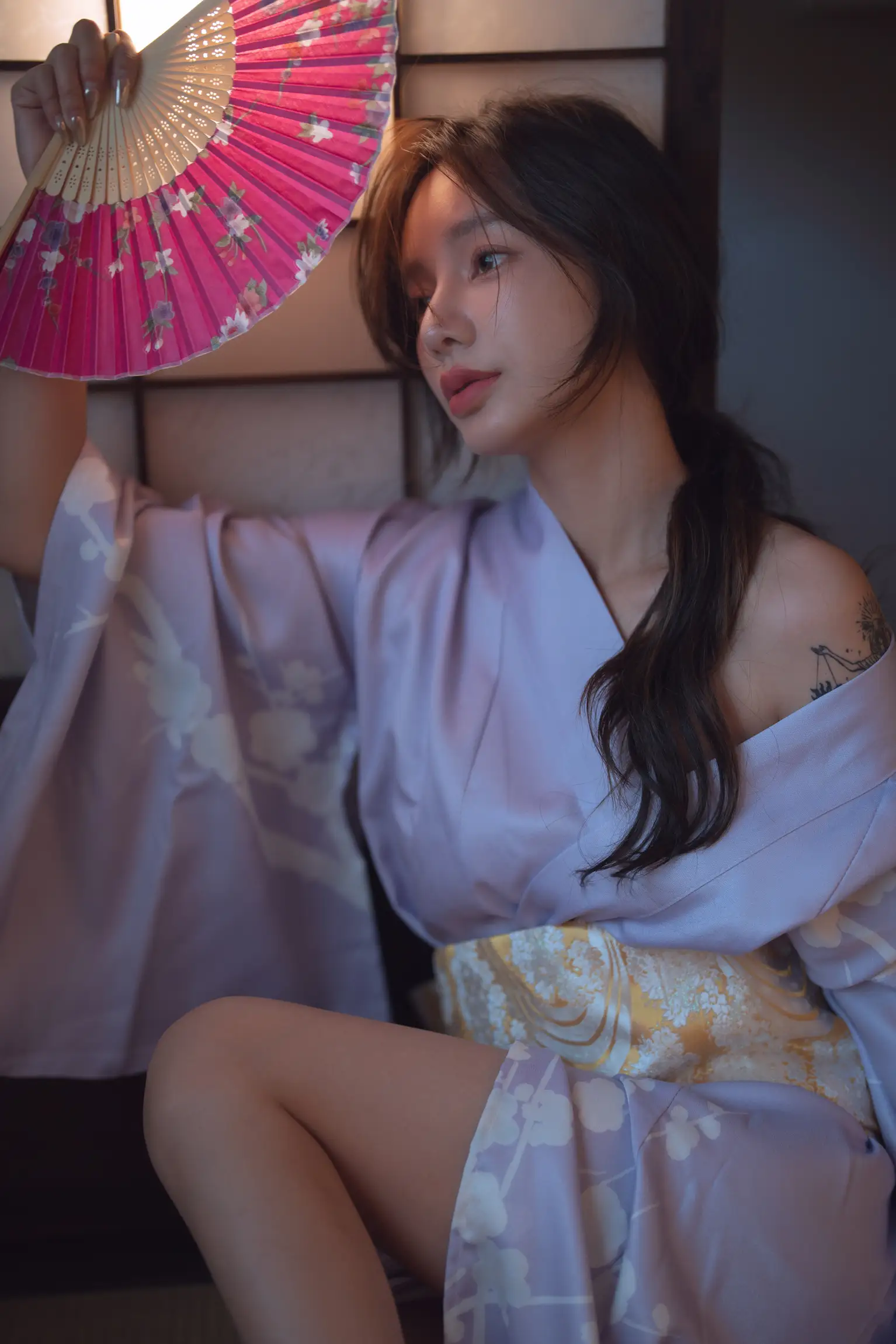 [艺图语] 2022.07.11 Vol.1444 – 轻私纯欲和服写真 姝雯同学#[61P]-4