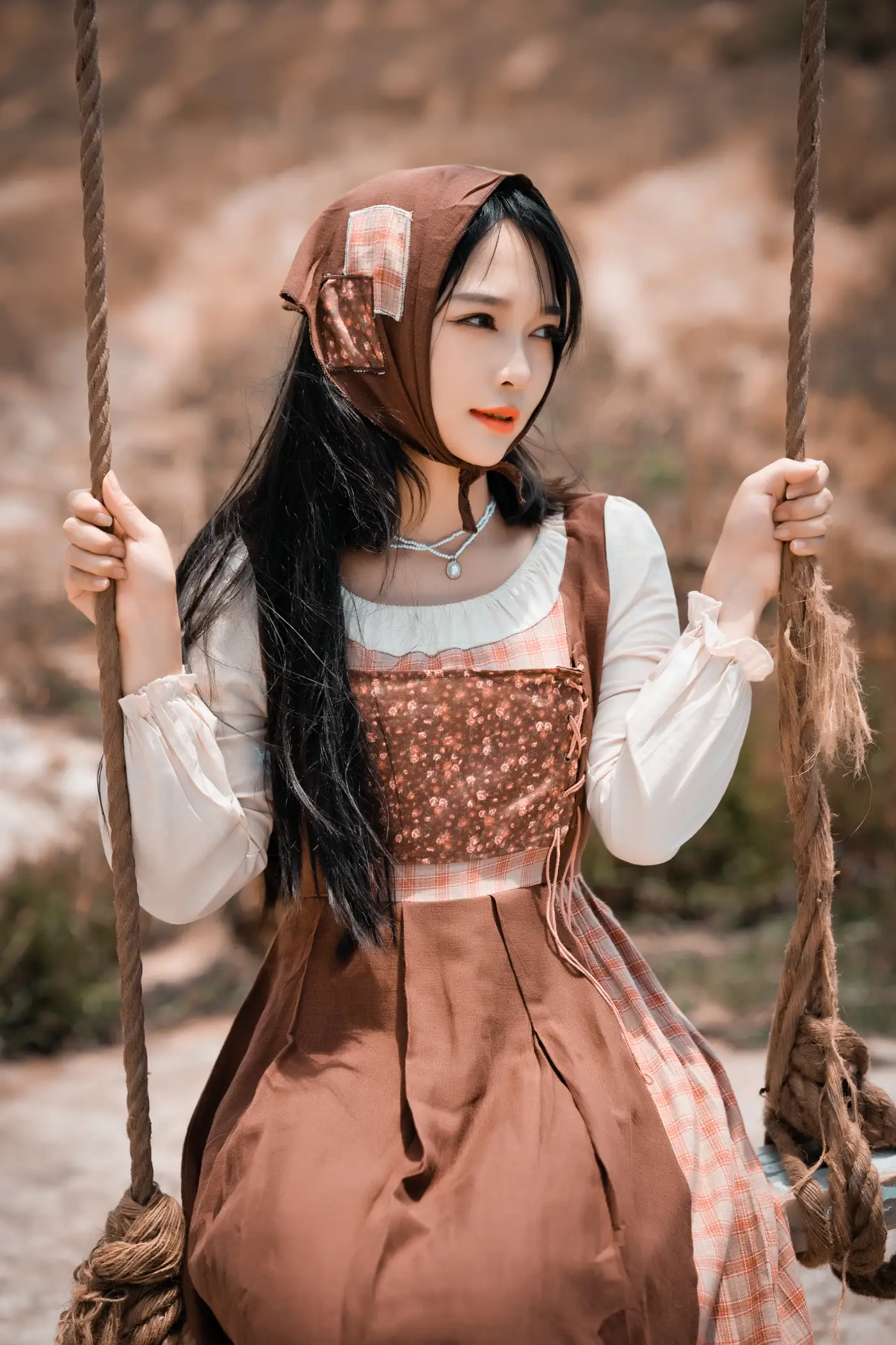 [艺图语] 2022.08.26 Vol.1797 – 牧场里的少女 月光#[44P]-27