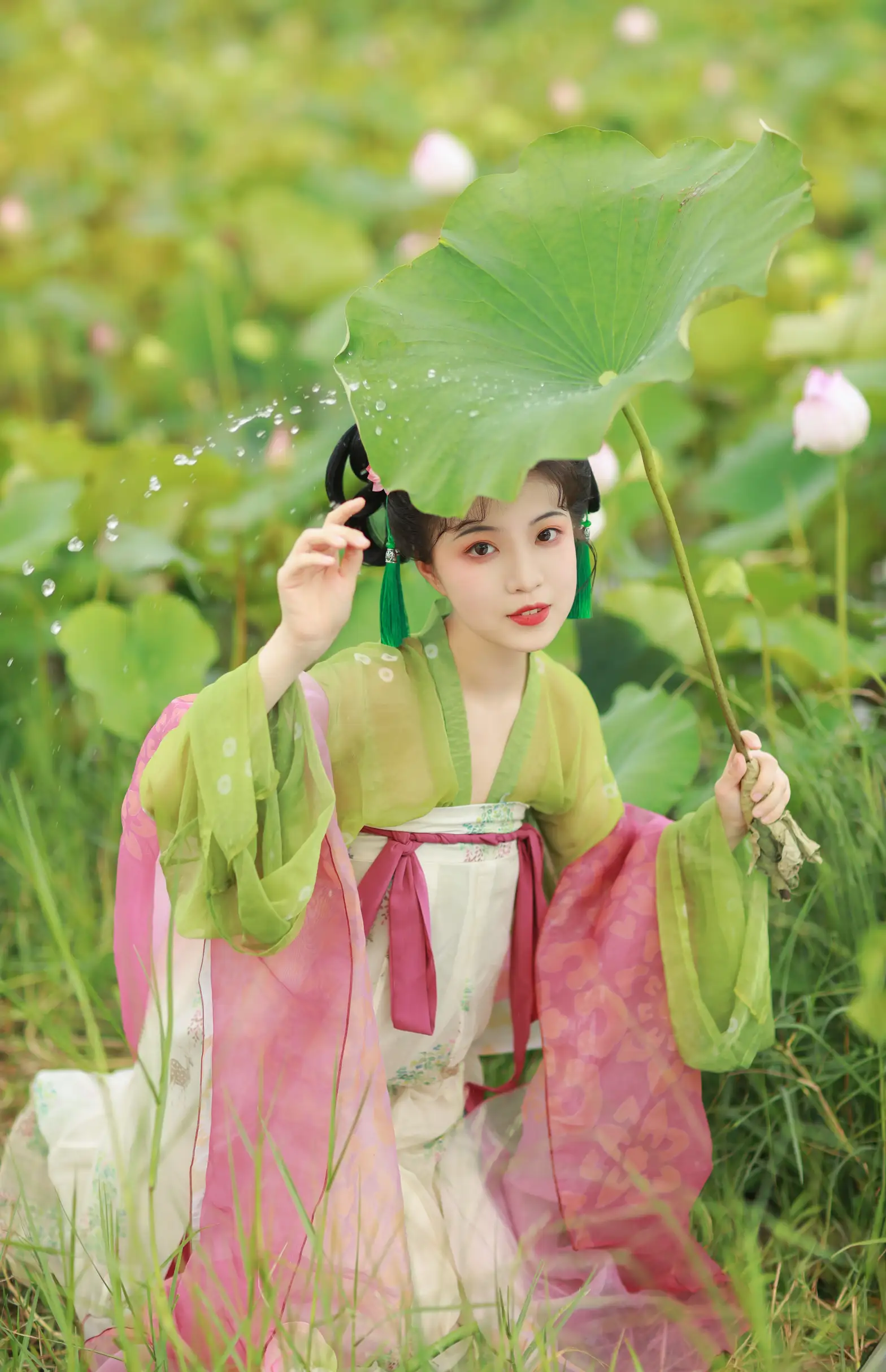 [艺图语] 2022.08.03 Vol.1614 – 荷花少女 我超白_#[30P]-23