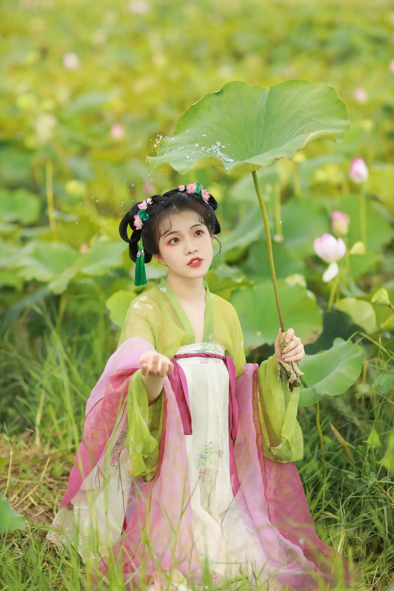 [艺图语] 2022.08.03 Vol.1614 – 荷花少女 我超白_#[30P]-27