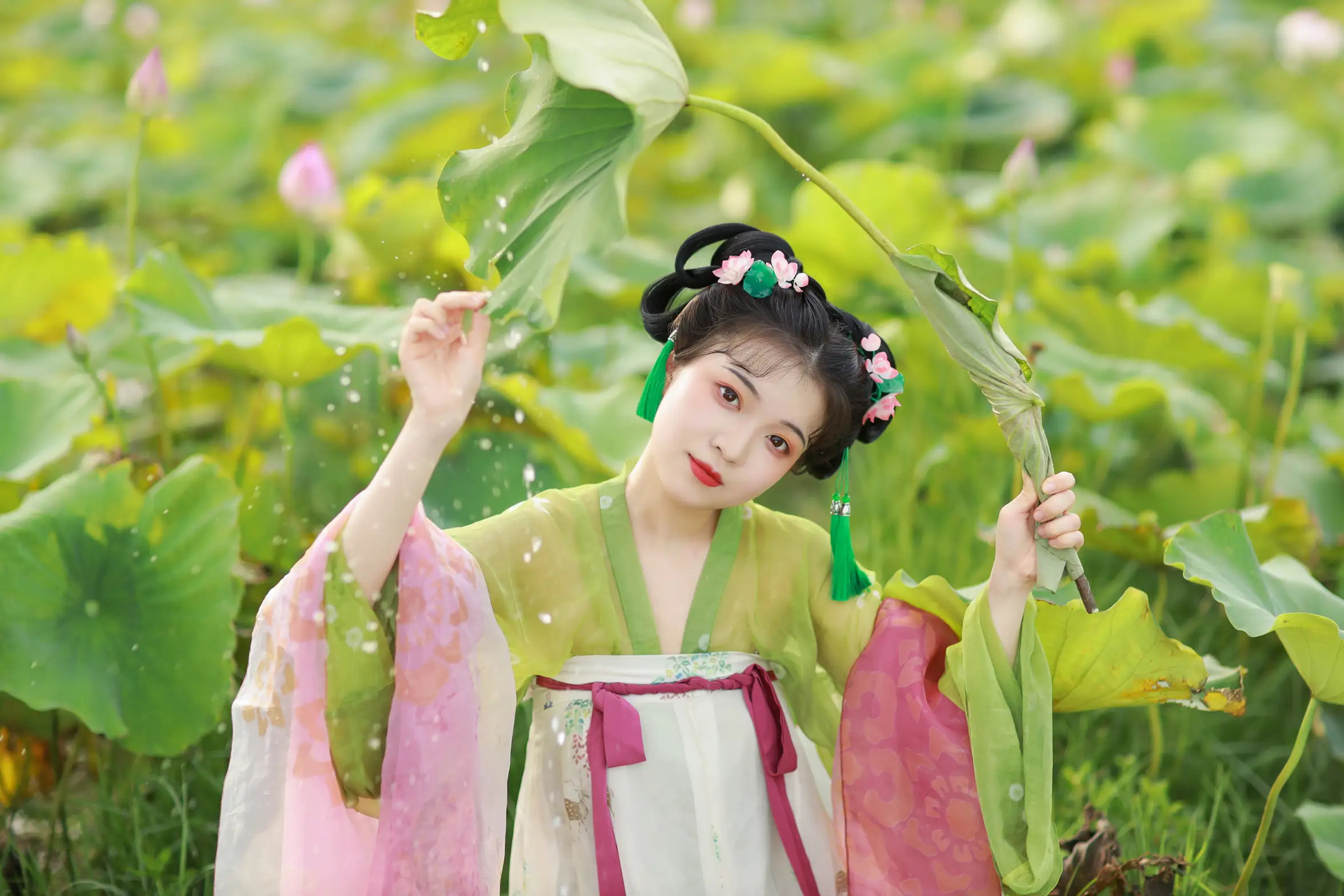 [艺图语] 2022.08.03 Vol.1614 – 荷花少女 我超白_#[30P]-30