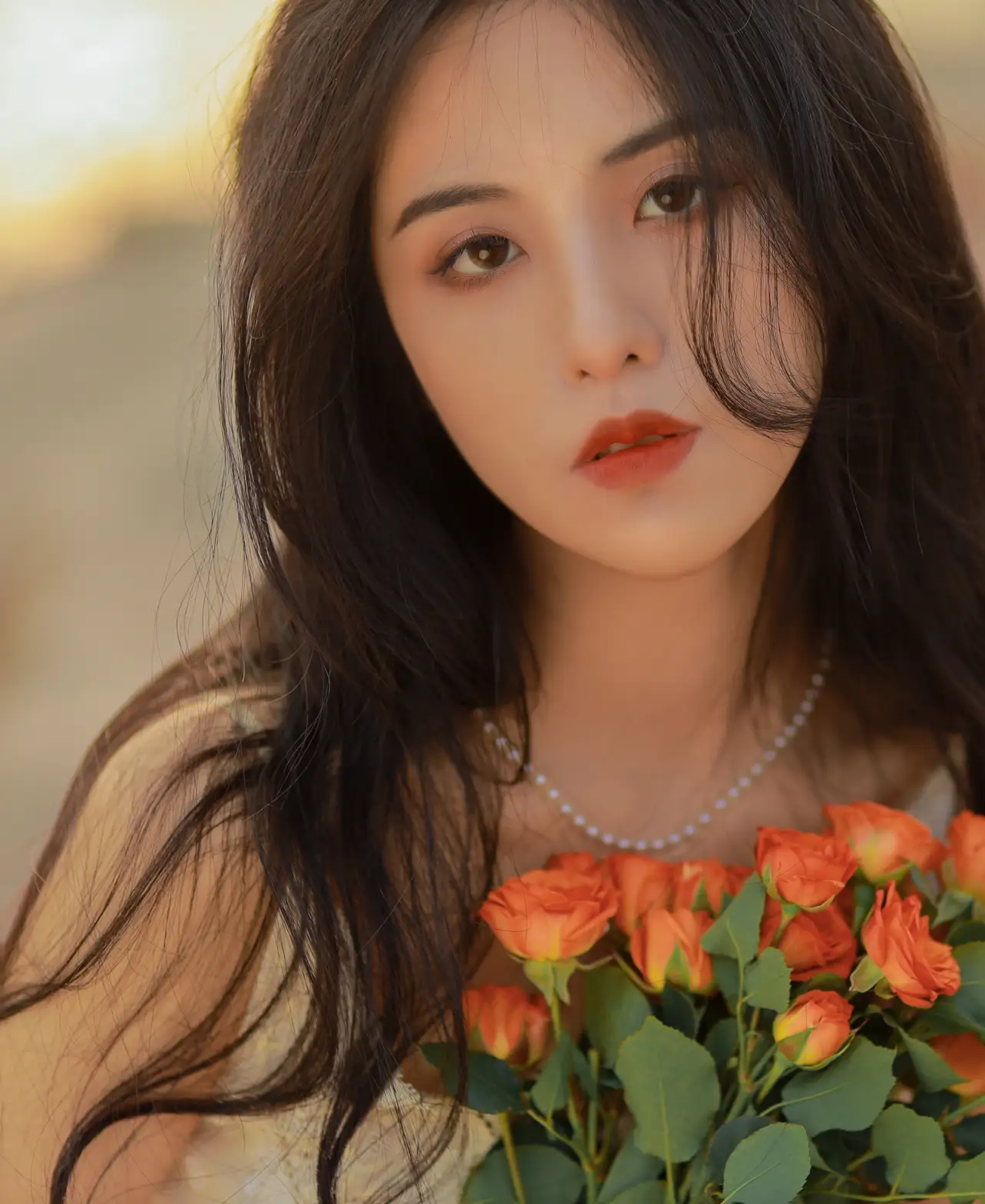 [艺图语] 2022.08.08 Vol.1655 – 她与落日 沐槿cutie#[25P]-22