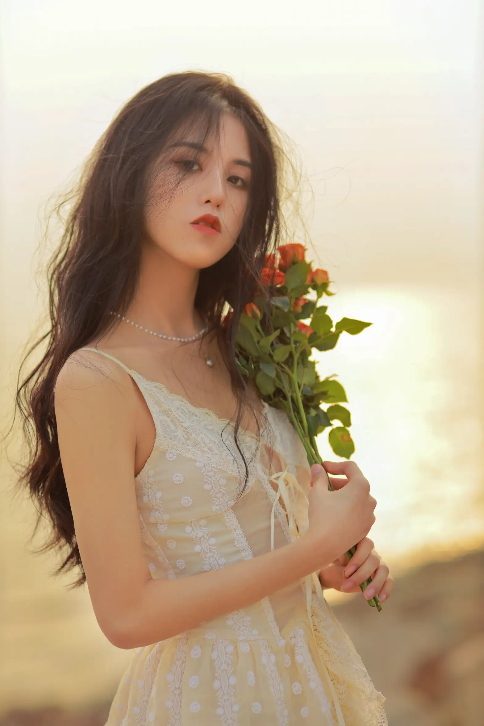 [艺图语] 2022.08.08 Vol.1655 – 她与落日 沐槿cutie#[25P]-24
