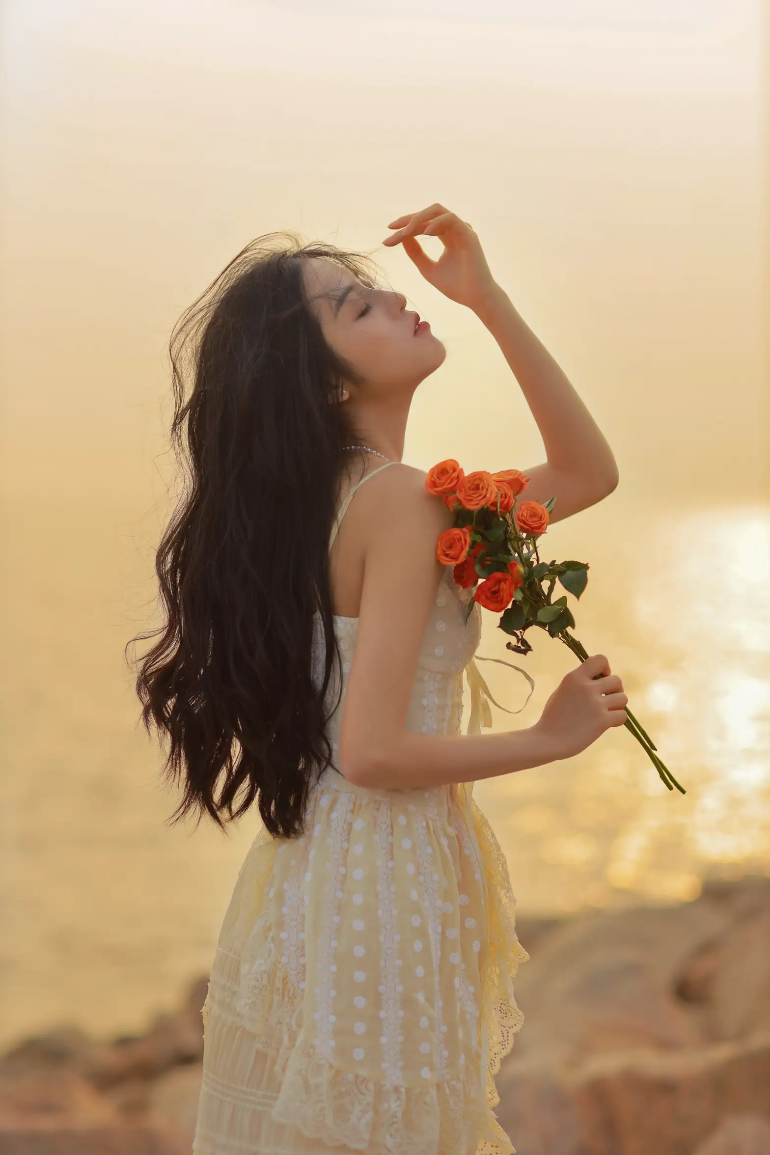 [艺图语] 2022.08.08 Vol.1655 – 她与落日 沐槿cutie#[25P]-25
