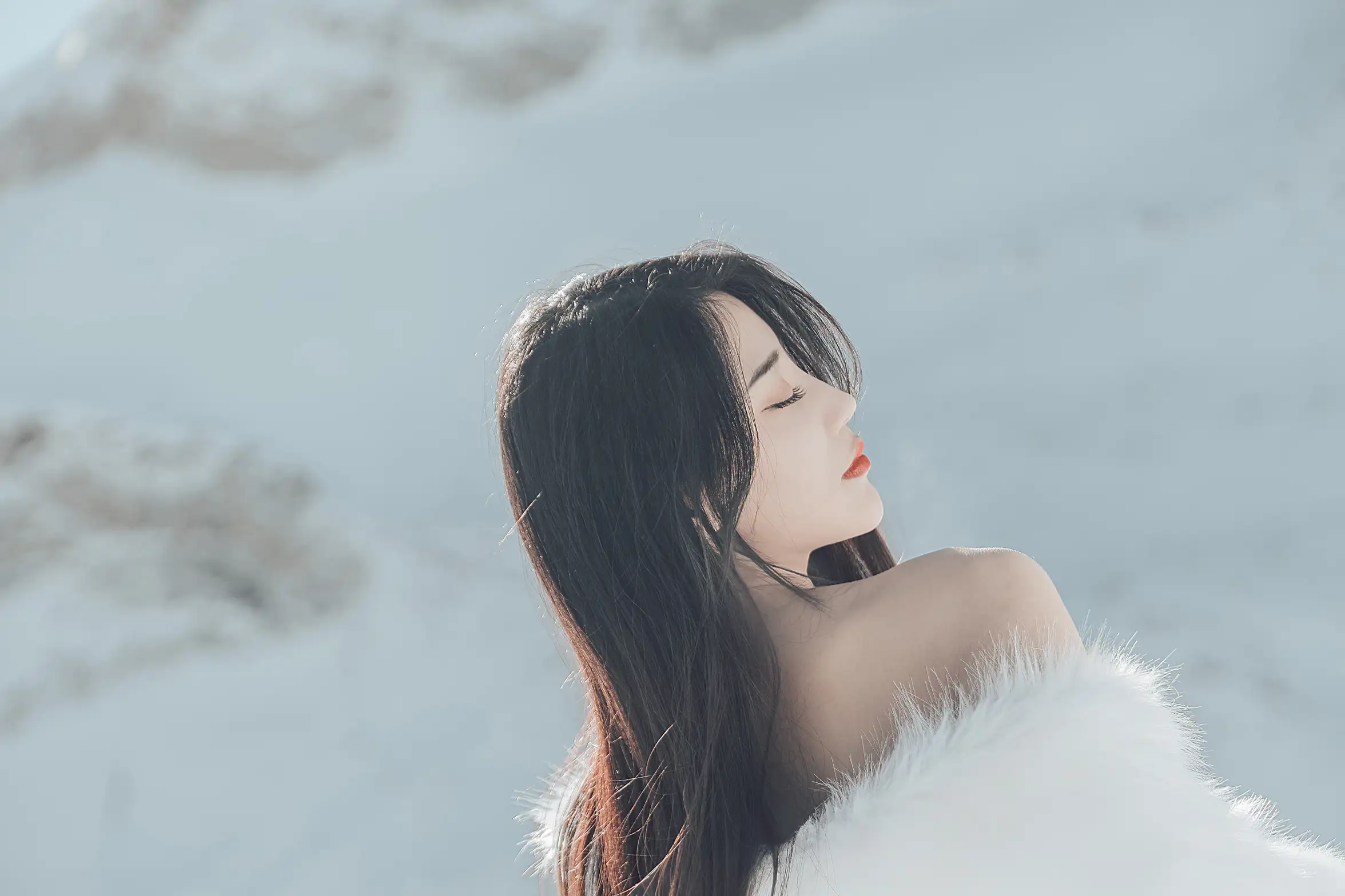 [艺图语] 2022.06.21 Vol.1243 – 冰雪之巅 婷婷#[34P]-18