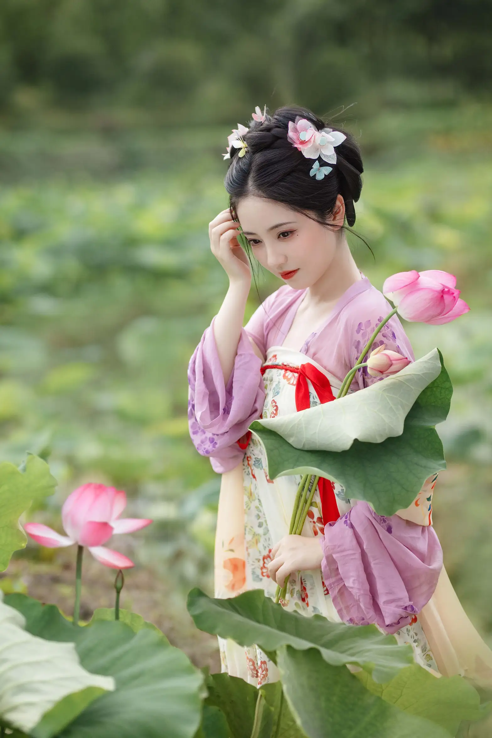 [艺图语] 2022.08.31 Vol.1832 – 采荷 小温暖想要个大太阳#[22P]-13