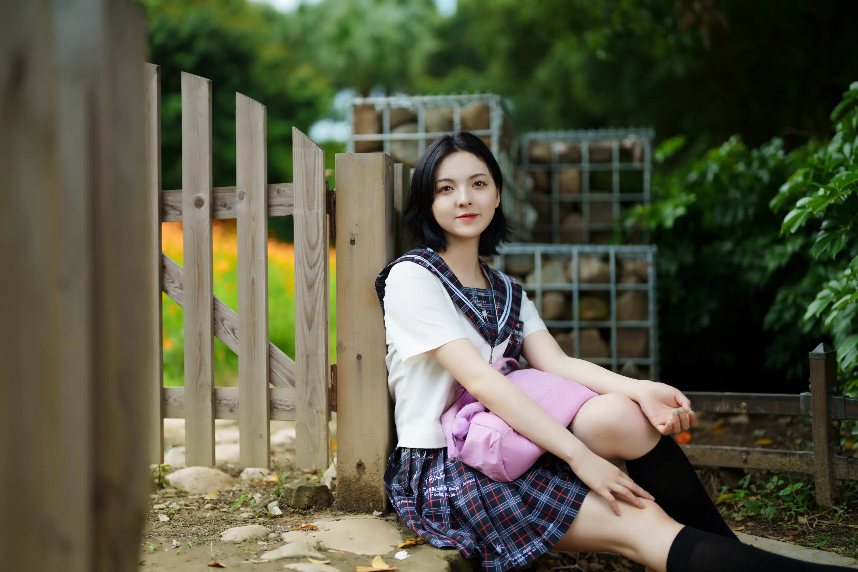 [艺图语] 2021.11.12 Vol.441 – 花田里的JK少女 dudu#[51P]-16