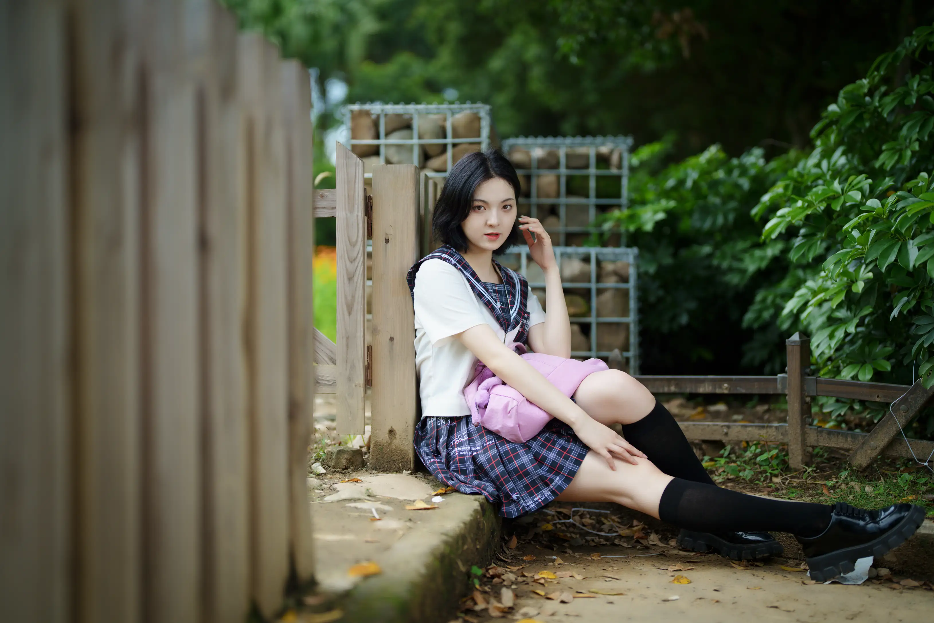 [艺图语] 2021.11.12 Vol.441 – 花田里的JK少女 dudu#[51P]-17