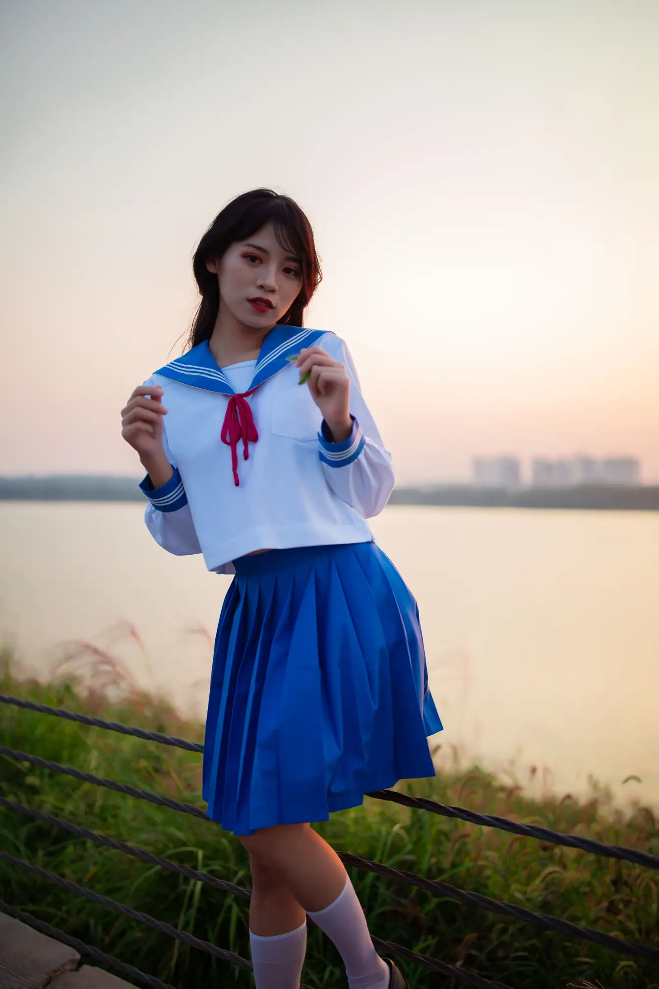 [艺图语] 2022.02.02 Vol.741 – JK少女 一只橙子#[48P]-32
