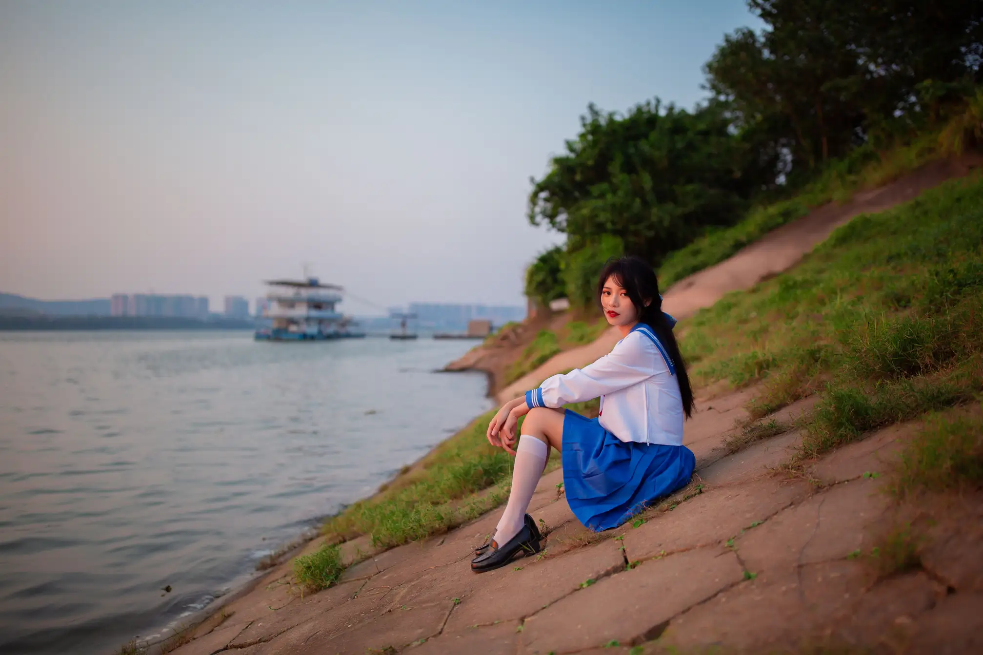 [艺图语] 2022.02.02 Vol.741 – JK少女 一只橙子#[48P]-2