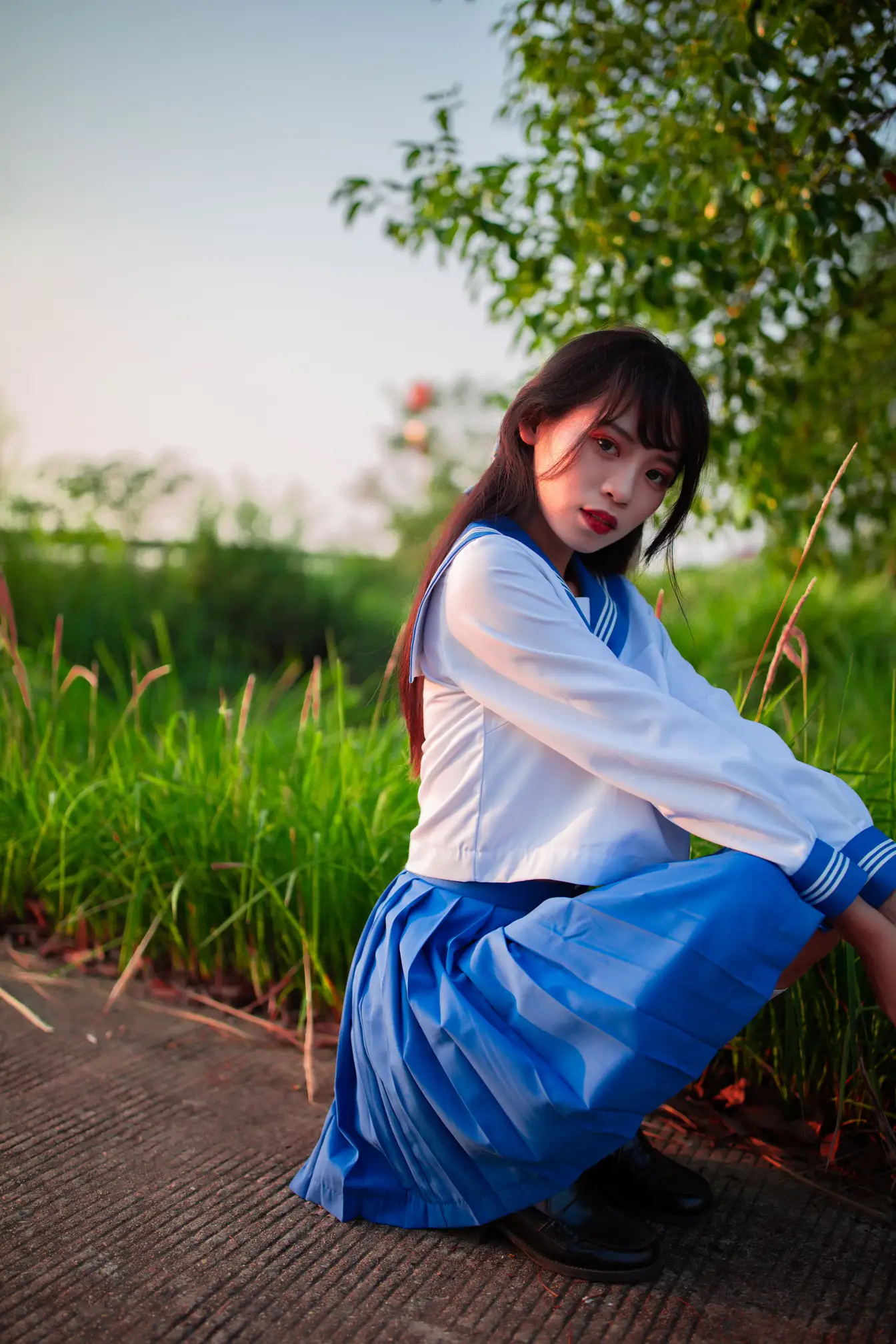[艺图语] 2022.02.02 Vol.741 – JK少女 一只橙子#[48P]-11