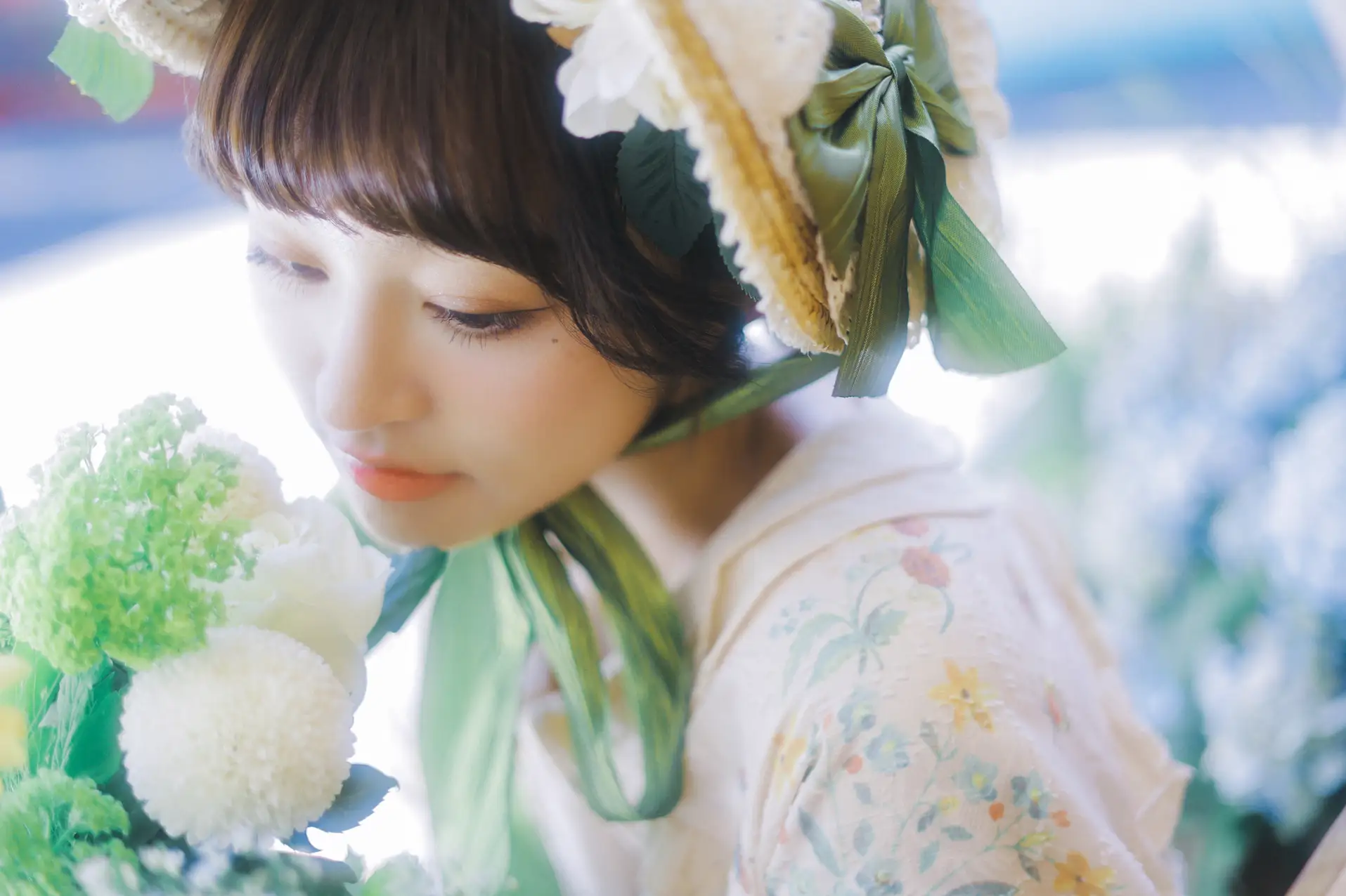 [艺图语] 2022.07.18 Vol.1512 – 花房少女 双耳ZiCe#[40P]-1
