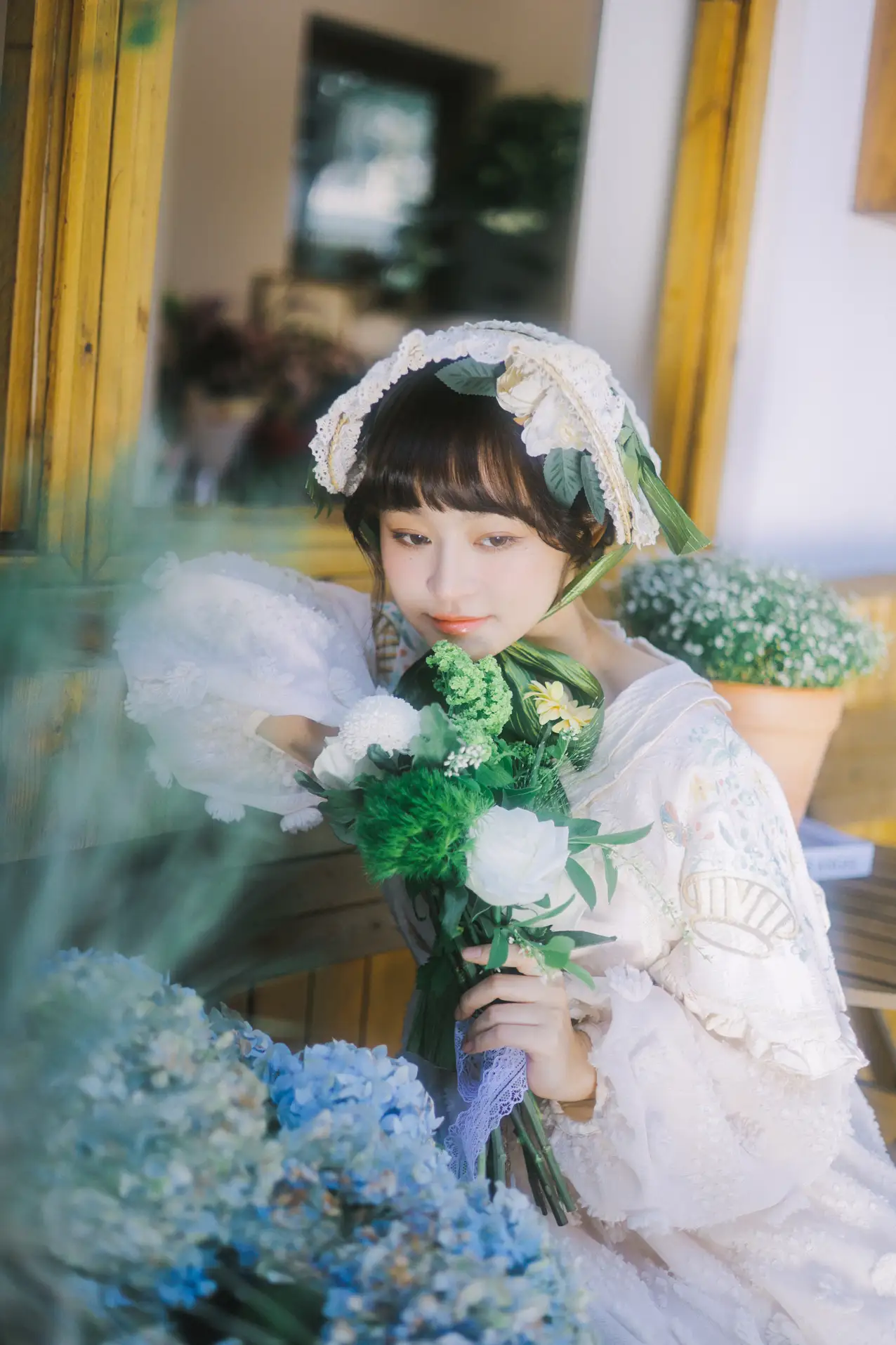 [艺图语] 2022.07.18 Vol.1512 – 花房少女 双耳ZiCe#[40P]-2
