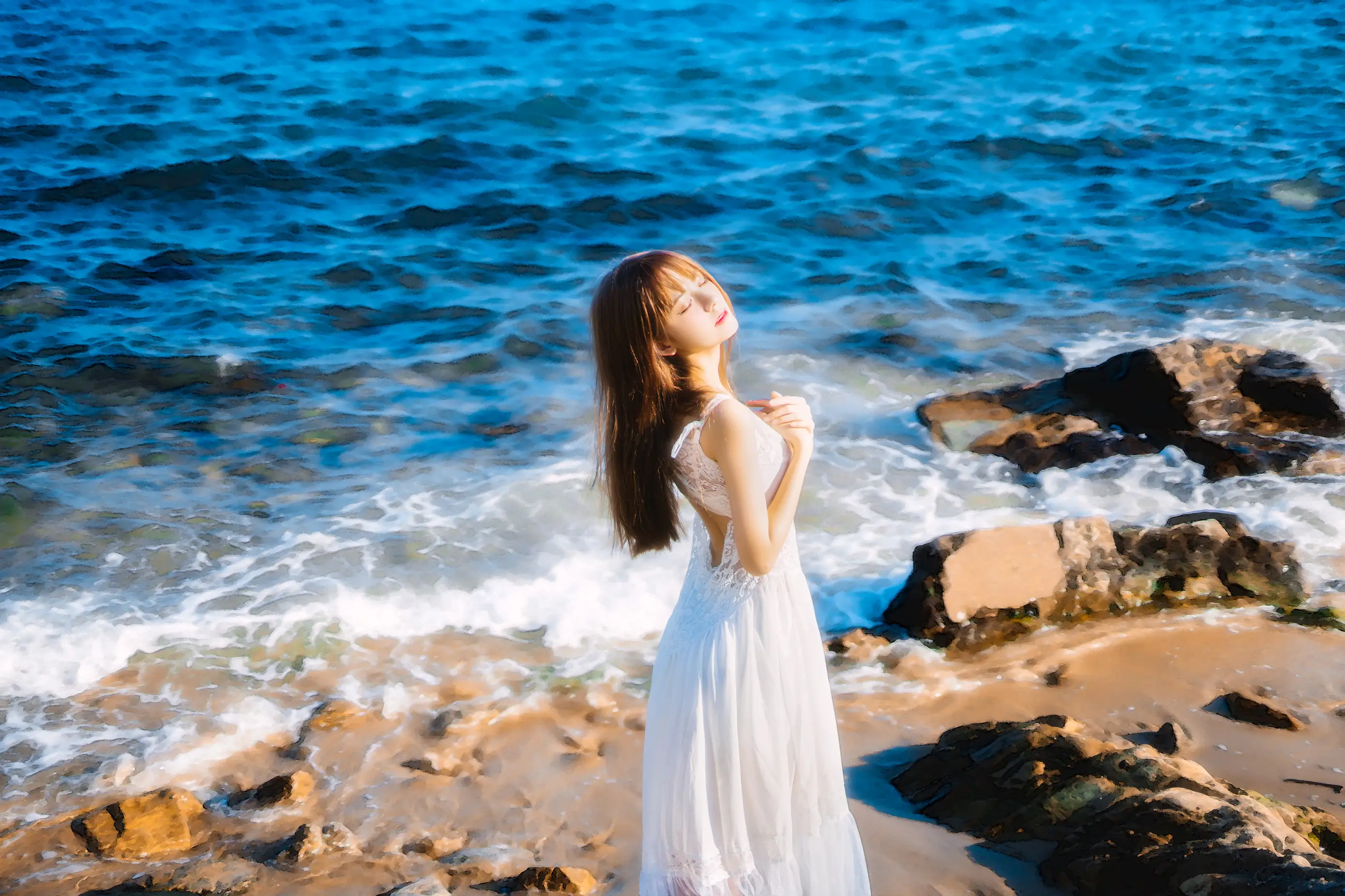 [艺图语] 2022.06.16 Vol.1201 – 她转身向大海走去 小小枝w#[29P]-24