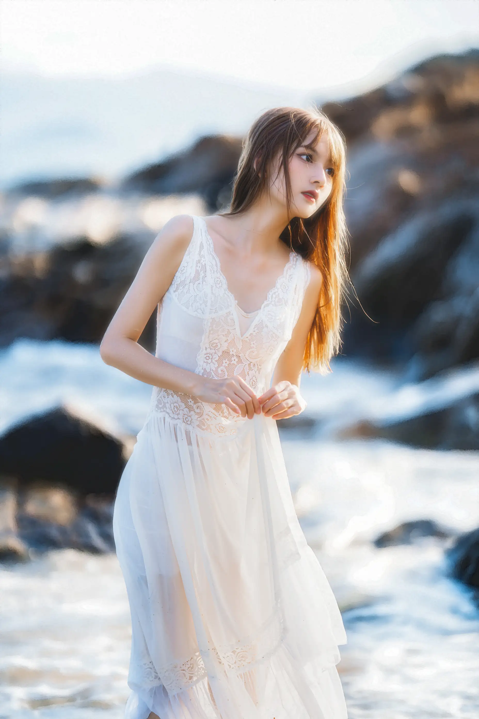 [艺图语] 2022.06.16 Vol.1201 – 她转身向大海走去 小小枝w#[29P]-6