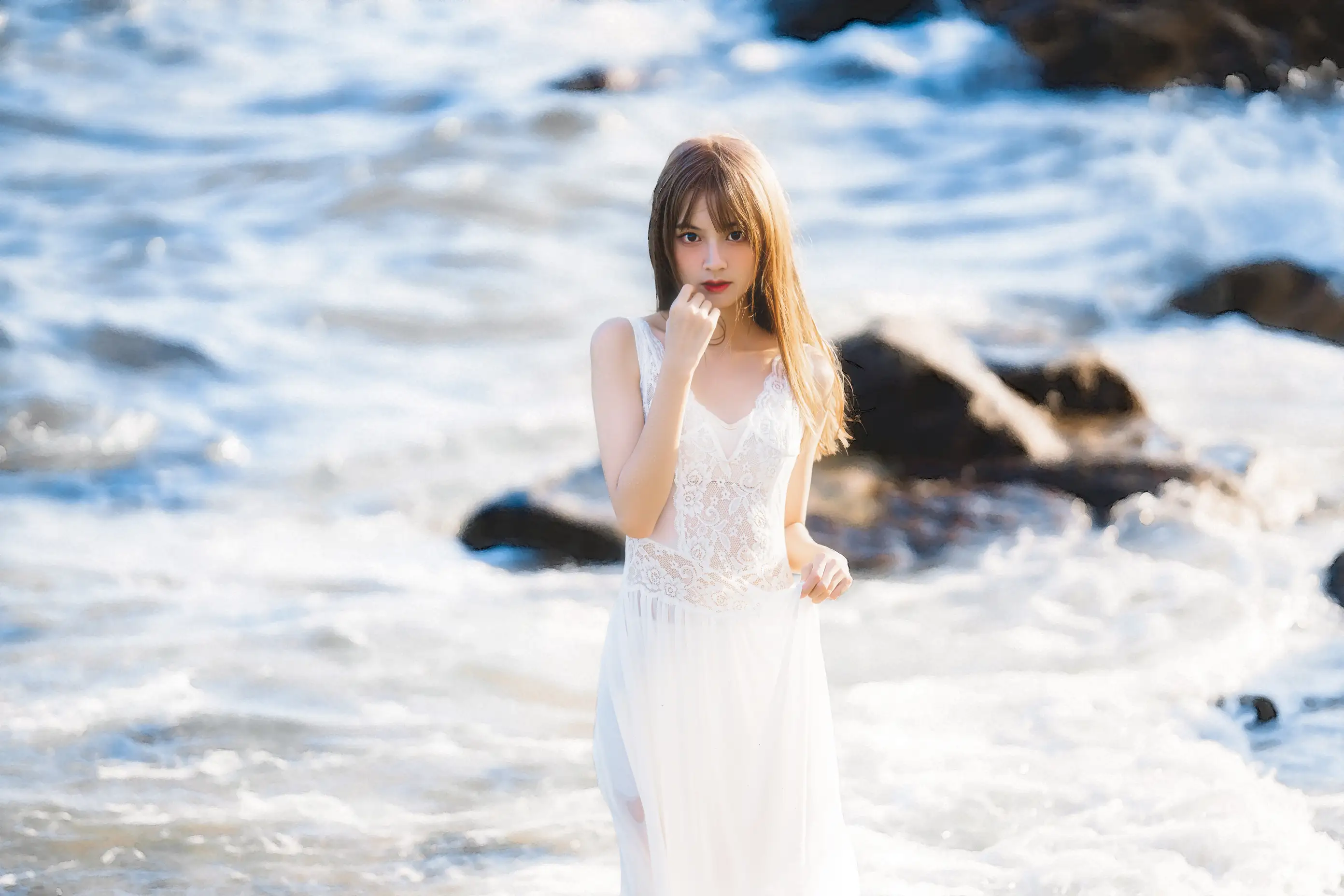 [艺图语] 2022.06.16 Vol.1201 – 她转身向大海走去 小小枝w#[29P]-7